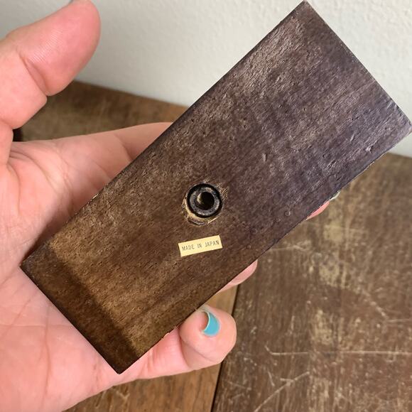 Mid Century Modern 3 PC Black Gold Wichita Kansas Salt Pepper Shakers Souvenir - Picture 6 of 8